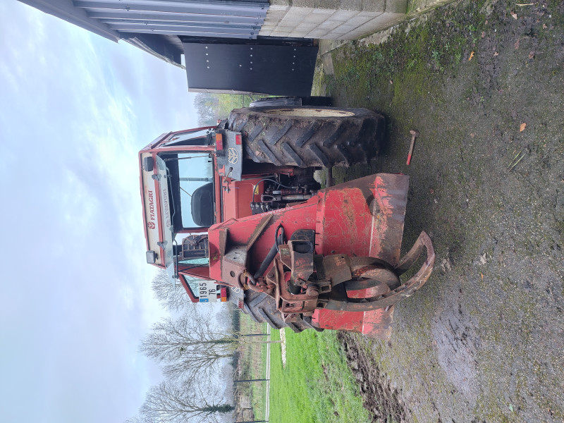 Le fiat avec son treuil